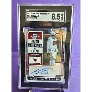 AUTO 💥 BJ OJULARI RC SP 2023 Panini Contenders Optic Rookie Ticket No. 146
